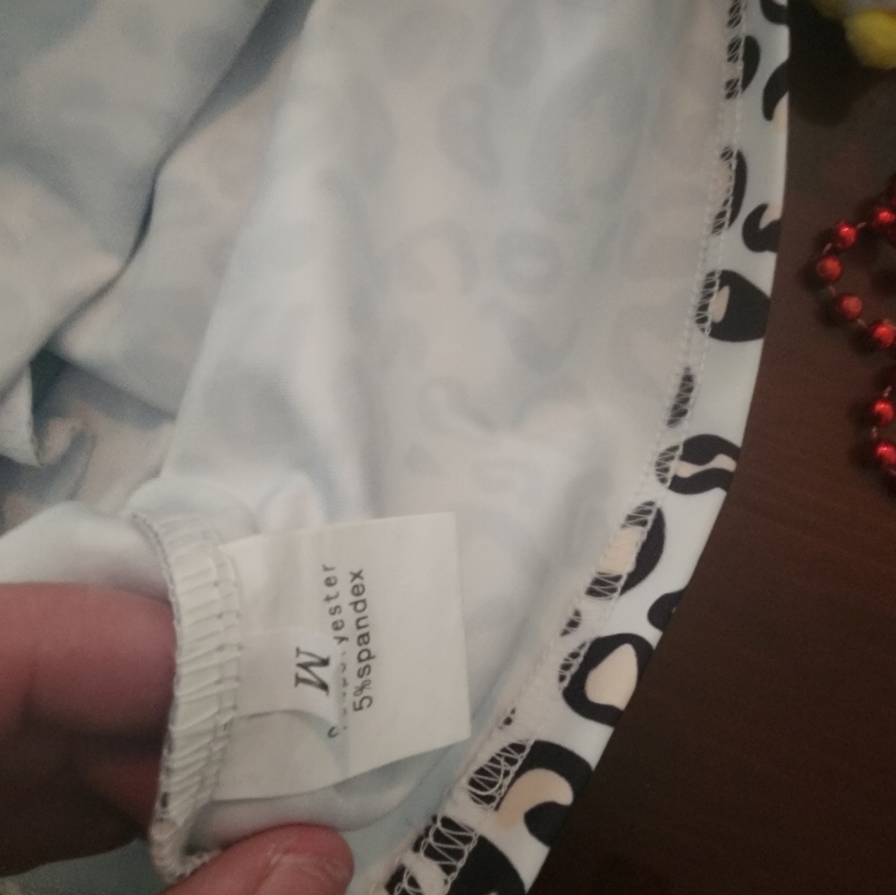 Girls size M leopard print dress - Picture 3 of 3